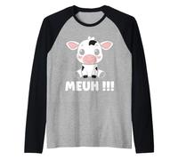 Petite Vaches Mignonne Humour Animale meuh Vache Manche Raglan