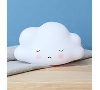 Petite veilleuse enfant LITTLE LIGHTS Nuage endormi A Little Lovely Company blanc TU