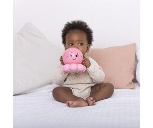 Petite veilleuse nomade bébé poulpe rose