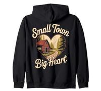 Petite Ville, Grand cœur Patrimoine Agriculteurs Saison Sweat à Capuche