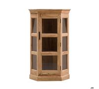 Petite vitrine d'angle en bois d'acacia Esmée