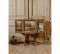 Petite vitrine en bois et verre biseauté n°1254