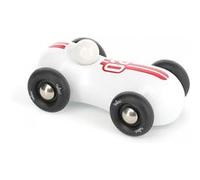 Petite voiture en bois streamline blanc Multicolore G