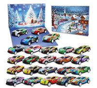 Petite Voiture Enfant, Petite Voiture Hot Wheels Enfant En Metal, 24 Petites Voitur e Friction, Voitures Miniatures pour Enfants 3 4 5 6 7 8 9 Ans Petites Cadeau Voitures Anniversaire