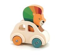 Petite voiture Klaxon en bois Le Lion Andy Westface Vilac®