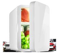 Petite voiture, réfrigérateur portable camping | Électrique 8 l, économie d'espace silencieux, bateau, camion, camping-car, maison, chambre, garage, cuisine universitaire