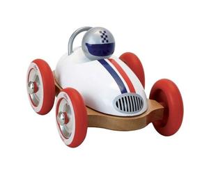 Petite voiture Roadster Vintage en Bois Bleu Blanc Rouge Vilac®