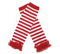 Petitebelle Jambières rayées rouges et blanches pour enfants de 2 à 6 ans, Rouge, Taille Unique