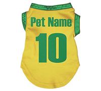 Petitebelle Personnalisez la Chemise pour Chien à thème National (Brésil, M)