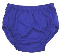 Petitebelle Robe Uni Bleu Roi Bloomer Coton pour Bébé 6-24 mois, bleu, Taille Unique