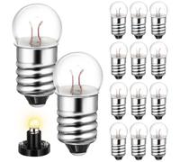 Petites Ampoules E10 50 Pièces en Verre pour Expériences Électriques