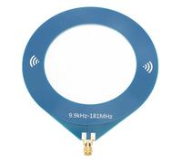 Petites Antennes avec Connecteur SMA, 9,9 KHz à 181 MHz Antennes en Boucle BB, Antenne à Large Bande de Beignet, Antenne Portable Compacte pour la Randonnée (Trou intérieur du