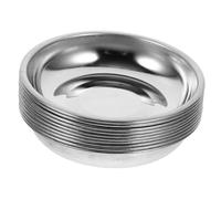Petites Assiettes Robustes En Acier Inoxydable De 8 Cm Plats À Sauce Soucoupes À Tremper Pour Moutarde Condiments Apéritifs