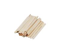 Rayher 6135331 Mini bâtonnets de bois, nature, 300 pces., 55X5 mm, bois naturel, usages multiples, bricolage, art créatif, spatule