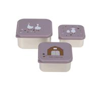 Petites boÃ®tes Ã goÃ»ter enfant LÃ€ssig Tiny Farmer (x3) Violet TU