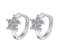 Petites boucles d'oreilles à la mode pour femmes Tempérament Personnalité Tendance Simple et polyvalent Boucles d'oreilles en argent, taille unique, Cuivre, Pas de gemme