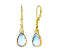 Petites boucles d'oreilles à vis en opale pour femme - Pierre de naissance - Cartilage tragus - Design délicat en forme de cœur, taille unique, Cuivre, Pas de pierre précieuse