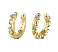 Petites boucles d'oreilles Boucles d'oreilles à clip faciles à porter,idéales pour un usage quotidien ou pour les fêtes Styles variés et embellissements La combinaison parfaite entre mode (B,1 2cm)