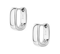 Petites boucles d'oreilles créoles en argent sterling 925 pour femme, petites boucles d'oreilles créoles tendance en argent, petites boucles d'oreilles créoles épaisses pour bijoux, One Size, Cuivre