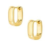 Petites boucles d'oreilles créoles en argent sterling 925 pour femme, petites boucles d'oreilles créoles tendance en argent, petites boucles d'oreilles créoles épaisses pour bijoux, One Size, Cuivre