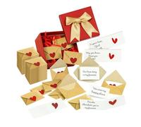 Petites cartes de Saint-Valentin - Lot de 60 petits cœurs mignons - 3 x 4 cm - Messages polyvalents pour la Saint-Valentin - Pour lui, mari, petite amie, couples, rendez-vous, cadeaux de
