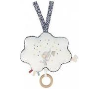 Kaloo Boîte à musique en tissu Little Star – Comptine « Brille, brille petite étoile » – Beige