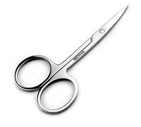 Petites Ciseaux à Sourcils Multi-Usages - FEITA Mini Ciseaux de Coiffure en Acier Métallique pour Femmes, Ciseaux Courbés pour Sourcils, Cils, Poils de Nez, Moustache, Ongles, Artisanat