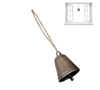 Petites Cloches - Ornement Métal Vintage Suspendu | Clochette Artisanale DIY | Grelots pour Carillons, Sapin De Noël, Mariage, Jardin, Porche, Dressage Animaux, Style Décoration