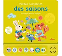 Petites comptines des saisons - Magali Attiogbé - Milan Eds - cartonné - Comptine, chant