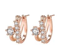 Petites d'Oreilles Fraîches Femmes Plaqué Or Rose Fille d'Oreilles d'Oreilles d'Oreilles Accessoires Stockage Perles Moules Découvertes Kits (A, One Size)