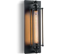 PETITES ECREVISSES Applique murale industrielle Noire Lampe Murale Vintage E27 Spots muraux Intérieures luminaires Murales 37cm pour Chambre Salles à manger Couloirs Salon