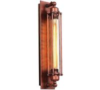 PETITES ECREVISSES Applique murale industrielle Noire Lampe Murale Vintage E27 Spots muraux Intérieures luminaires Murales pour Chambre Salles à manger Couloirs Salon (Rouille rouge-1-37cm)