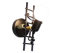 PETITES ECREVISSES Applique Murale Interieur Moderne industrielle E27 Vintage Lampe Murale Métal Luminaire Rétro LED Art Décor pour Chambre Couloir Restaurant Cuisine Restaurant (Noir)