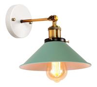 PETITES ECREVISSES Applique Murale Moderne Design Lampe Murale Industrielles en Métal Spots muraux Intérieur Ajustable Luminaire Interieur pour Chambre Salon,22cm (Vert-A-1 pcs)