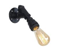 PETITES ECREVISSES Applique Murale Vintage Industriel Lampe de Tube Tuyau Noir Rétro Lampe de Mur en Métal E27 Creative décoratif