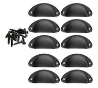 PETITES ECREVISSES Lot de 10 poignées de style coquillage de 82 mm