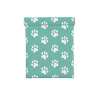 Petites Empreintes de Pattes de Chien sur Bleu, Sac de Rangement pour Femmes, Portefeuille supérieur à Presser, Petit Porte-Monnaie, Pochette de Changement