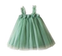 Petites Enfant Filles Robes Été Princesse en Tulle Manches Courtes pour Les Fêtes Anniversaires et Mariages Robe de Fille de Fleur Filles Robes Été Dress Fille de Princesse Robe Soiree