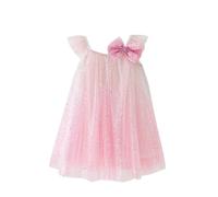 Petites Enfant Filles Robes Été Princesse en Tulle sans Manches pour Les Fêtes Anniversaires et Mariages Robe de Fille de Fleur Filles Robes Été Dress Fille de Princesse Bowknot Robe Soiree