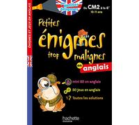 Petites énigmes trop malignes - Anglais du CM2 à la 6e - Cahier de vacances 2021