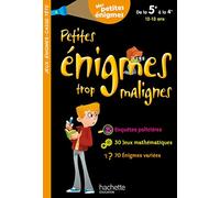 Petites énigmes trop malignes - De la 5e à la 4e - Cahier de vacances 2021