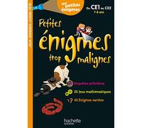 Petites énigmes trop malignes - Du CE1 au CE2 - Cahier de vacances 2021
