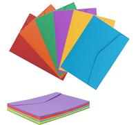 Petites Enveloppes Multicolores,Enveloppes Colorées,60 Pcs Enveloppe Couleur,Mini Enveloppes de Carte Cadeau,Petite Enveloppe,pour Mariages,Anniversaires,Fêtes,Cadeaux et Cartes de Voeux(11.5 * 8cm)