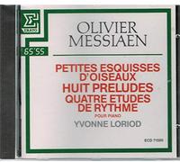 Petites Esquisses d'Oiseaux / Huit Preludes / Quatre Etudes de rythme
