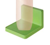 Petites étagères murales - Petites étagères murales | Petite étagère murale | Étagères pour mur | Support multifonction adhésif puissant | Étagères murales en acrylique épais pour cuisine et salle de