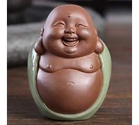 Petites Figurines de Bouddha riant, Figurines de Bouddha Maitreya en céramique, décorations de Sculpture, Cadeaux d'anniversaire de Richesse Porte-Bonheur Chinois, Ornements, F