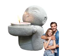 Petites figurines de Bouddha - Statue faite à la main en résine - Finition or mat - Taille miniature - Position de méditation détaillée - Accent décoratif à la maison - Parfait pour le salon, le