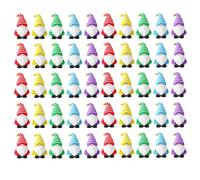 Petites figurines de Gnomes | 50 pièces en silicone pour la décoration | Gnomes en silicone | pour porche célébrations festives poste de travail bureau bibliothèque fêtes jardin et maison