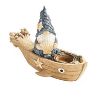 Petites figurines de gnomes, nain de jardin, sculpture naine de plage, statue nautique en résine de décoration nain pour la salle de bain, la table de la maison, décoration de piscine intérieure