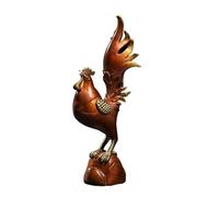 Petites Figurines de Table, décoration d'intérieur, Ornement de Coq Chinois Tout en cuivre pour Attirer la Richesse et Les trésors, Poulet du Zodiaque, décoration d'armoire à vin, décoration